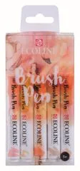 Talens Ecoline Brushpen 5er-Set Beige Rosa