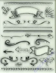 Silikon-Stempel Lettering Elements