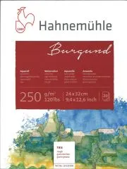 Burgund Aquarellblock 24 x 32cm 20 Blatt rau