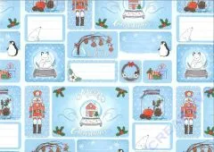 Motiv-Fotokarton 300g/qm 49,5x68cm Winterweihnacht Motiv 01 (Restbestand)