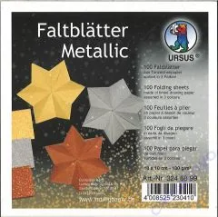 Faltbl�tter metallic 10cm x 10cm