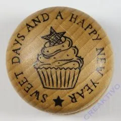 Butterer Stempel - Cupcake New Year