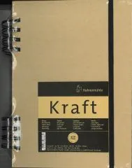 Kraftpapier Skizzenblock spiralisiert Din A5