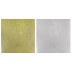Scrap.-Papier Metalleffekt gebrstet gold/silber