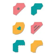 Sizzix Thinlits Die Set 7PK - Creative Corners