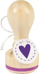 Stempel Herz mit Ranke