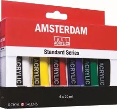 Amsterdam Acrylics - 6 x 20ml Grundfarben