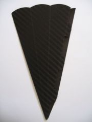 Schultüte aus 3D Wellkarton 69cm schwarz