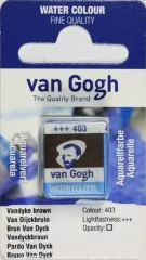 Van Gogh Aquarell N�pfchen vandyckbraun