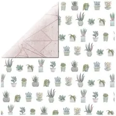 Scrapbooking Papier Greenhouse - Aloe
