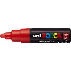 Marker Uni Posca PC-7M, 4,8 - 5,5, rot (15)