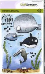 Clearstamps The ocean is my home