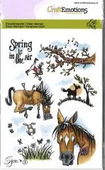 Clearstamps Spring is in thr air