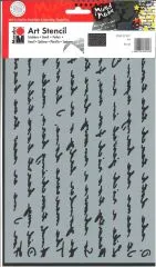 Marabu Art Stencil Schablone - Script