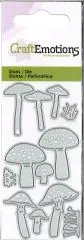 Stanze verschiedene Pilze
