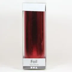 Deko-Folie, B 15,5 cm, Rot, 50cm