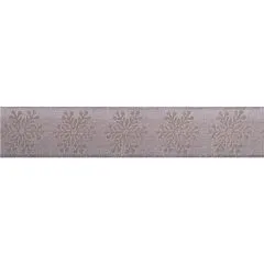 Dekoband Schneekristalle (Meterware)