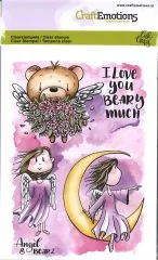 Clearstamps A6 Angel & Bear 2