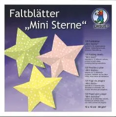 Faltbl�tter Mini Sterne