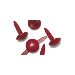 Rayher Brads rund 4+8 mm 75 St�ck rot