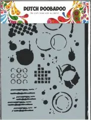 Dutch Doobadoo Stencil Gometrische Fliesen A5