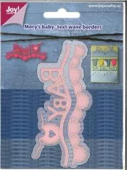 Stanze Merys baby-text wave borders