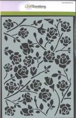 Schablone Rosen
