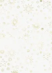 Transparentpapier Stardust gold Rolle 50x70cm