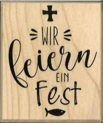 Butterer Stempel Wir feiern ein Fest