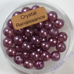 Crystal Renaissance Perlen 6mm hell lila
