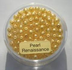 Crystal Renaissance Perlen 4mm gelb