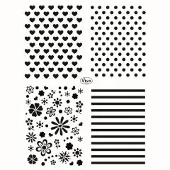 Silikon-Stempel Hintergrund, klassisch