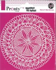 Pronty Mask Stencil 150mm x 150mm - Mandala Circle Tribal