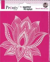 Pronty Mask Stencil 150mm x 150mm - Mandala Lotus