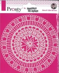 Pronty Mask Stencil 150mm x 150mm - Mandala Circle