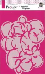 Pronty Mask Stencil A5 - Grunge Circle