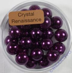Crystal Renaissance Perlen 8mm lila