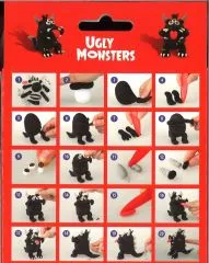 Ugly Monsters Bastelpackung - Schwarzes Monster