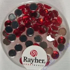 Rayher Plastik-Strassteine 5mm rubin