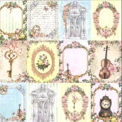 Scrapbooking-Papier Victorian Home - Motiv 06
