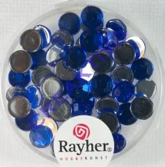 Rayher Plastik-Strassteine 6mm saphir