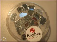Rayher Plastik-Strassteine Octagon 6x8mm bergkristall (A)