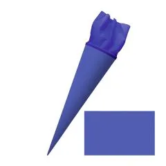 Bastel-Schultte mit Filzmanschette 70cm knigsblau (kein Versand - nur Abholung)