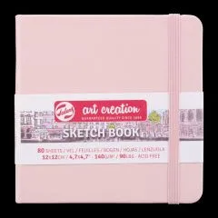 Talens Art Creation Sketch Book 12x12cm pastel pink