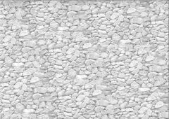 Motiv-Fotokarton 300g/qm 49,5x68cm Steinwand wei�