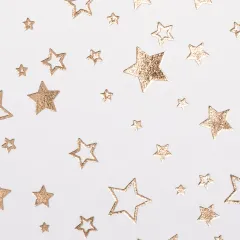 Motivkarton Sterne 50 x 70 cm rosegoldfarben gl�nzend