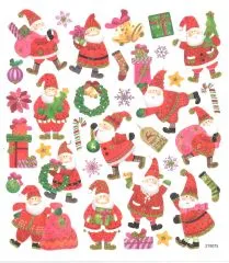 Sticker Klassische Weihnachtsfiguren