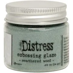 Tim Holtz Distress Embossing Glaze - weathered wood