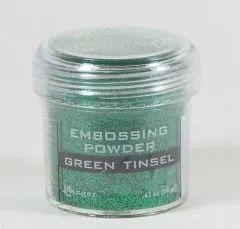 Ranger Embossing Puder green tinsel 18g