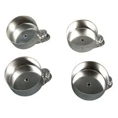 Baumkerzenhalter f�r Teelichter silber